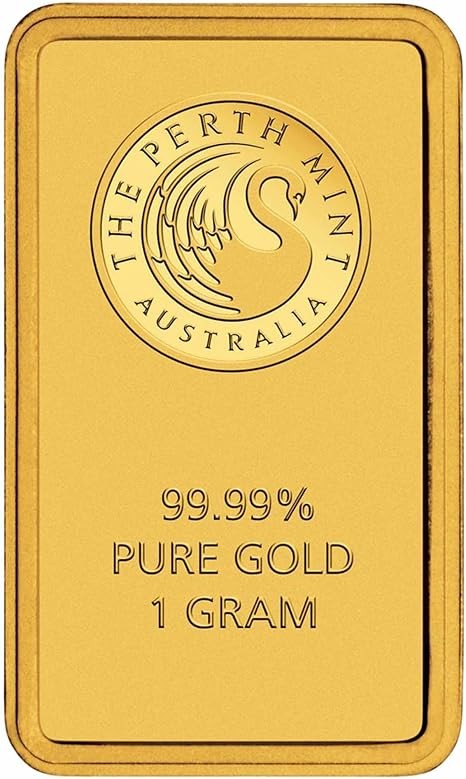 Generic 1 Gram Gold Bar Bar New with Assay,Australia| Perth Mint