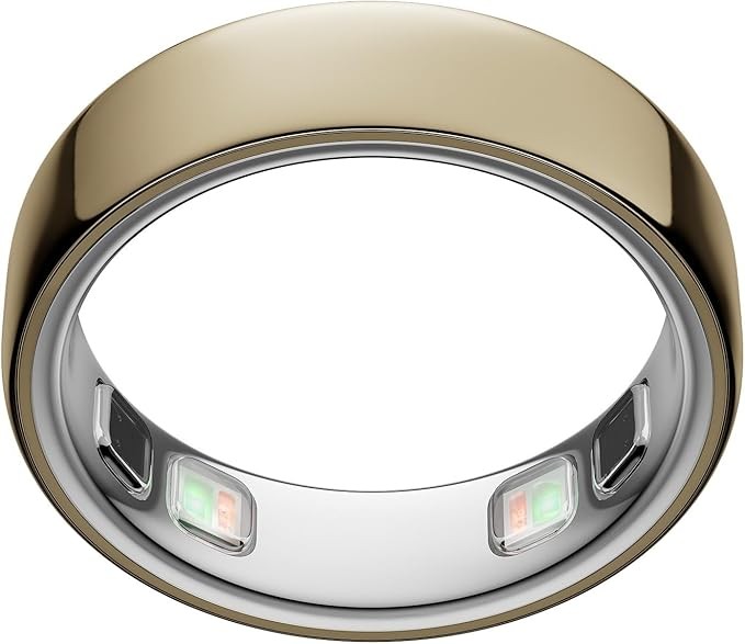 Oura Ring 5 Smart Ring - Gold - Size 10 - Fitness & Sleep Tracker